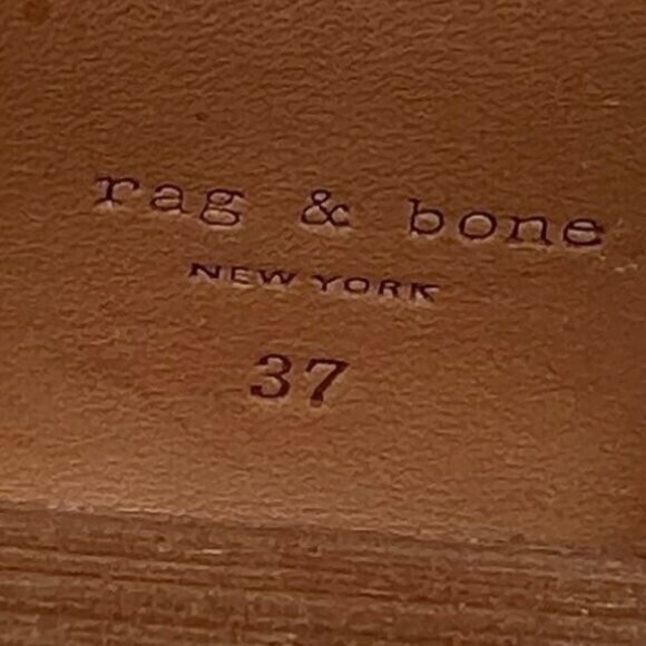 Rag & Bone Kinsey Brown Suede Heeled boots - Size 7 - Picture 6 of 10